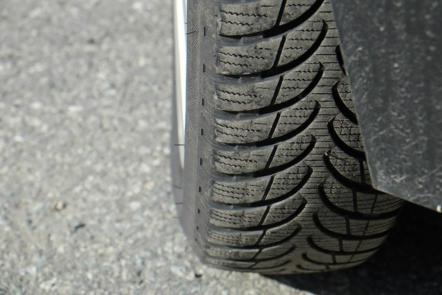 It is also difficult to determine the condition of the rubber and whether the tires are road salt, extreme temperatures or constant sunlight.