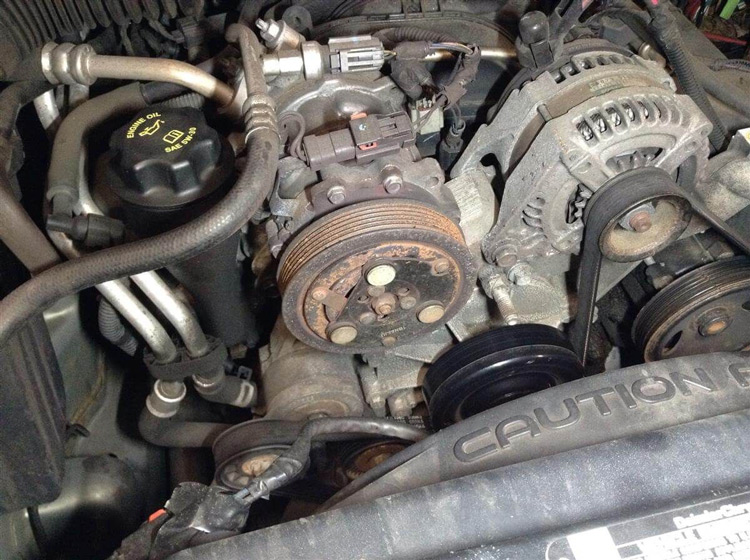 Horrific car AC Compressor 