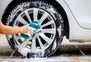 Exterior Cleaning of a Car